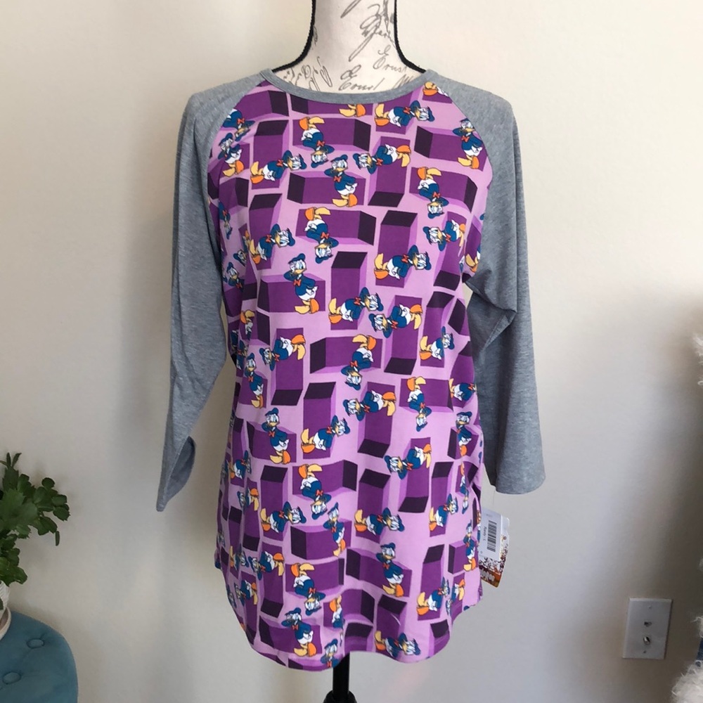 NWT Lularoe randy Disney Donald Duck size L
